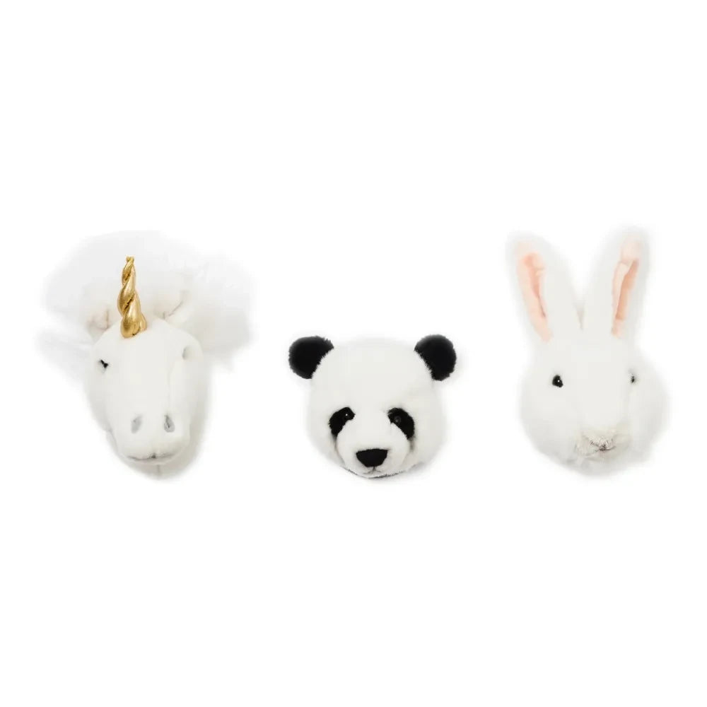 Wild & Soft - Adornos de pared de animales adorables - Set de 3 unidades