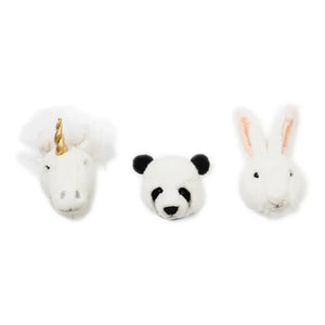Wild & Soft - Adornos de pared de animales adorables - Set de 3 unidades