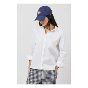a.p - Camisa de Popelín Gizelle | Blanco