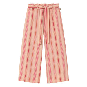 Cozmo - Pantalón de algodón orgánico a rayas Sena | Rosa