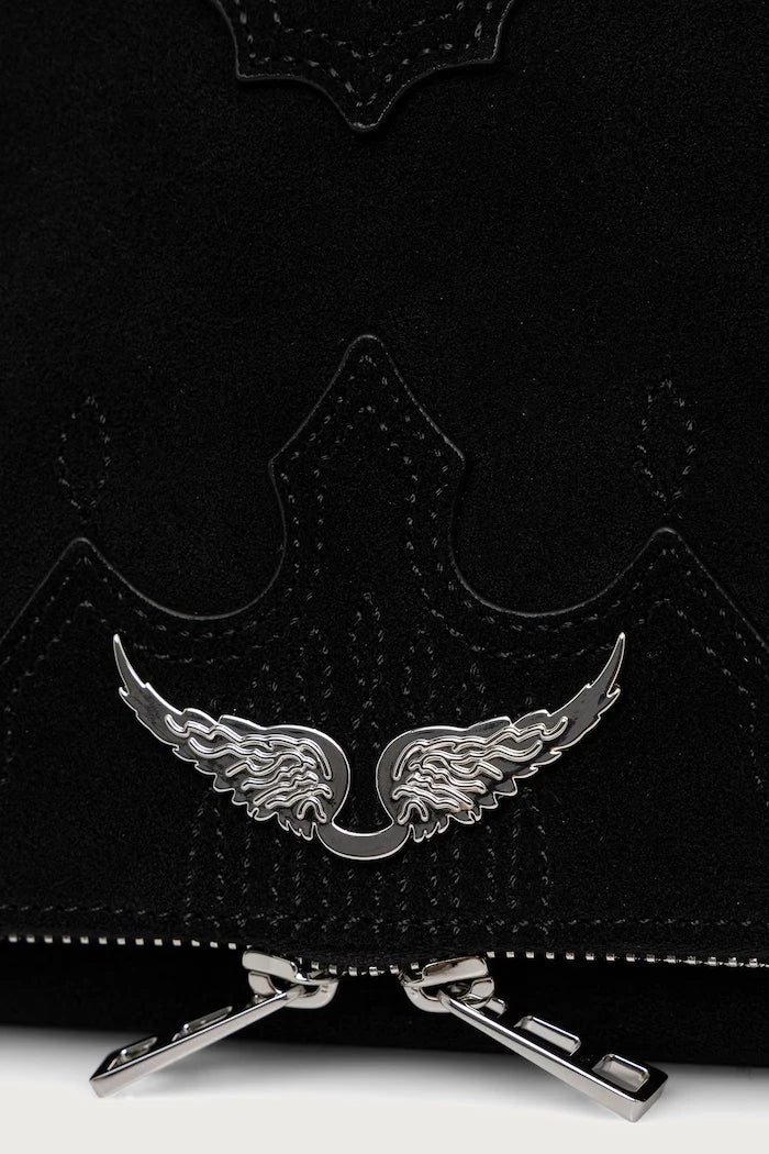 Bolso bandolera de ante para mujer