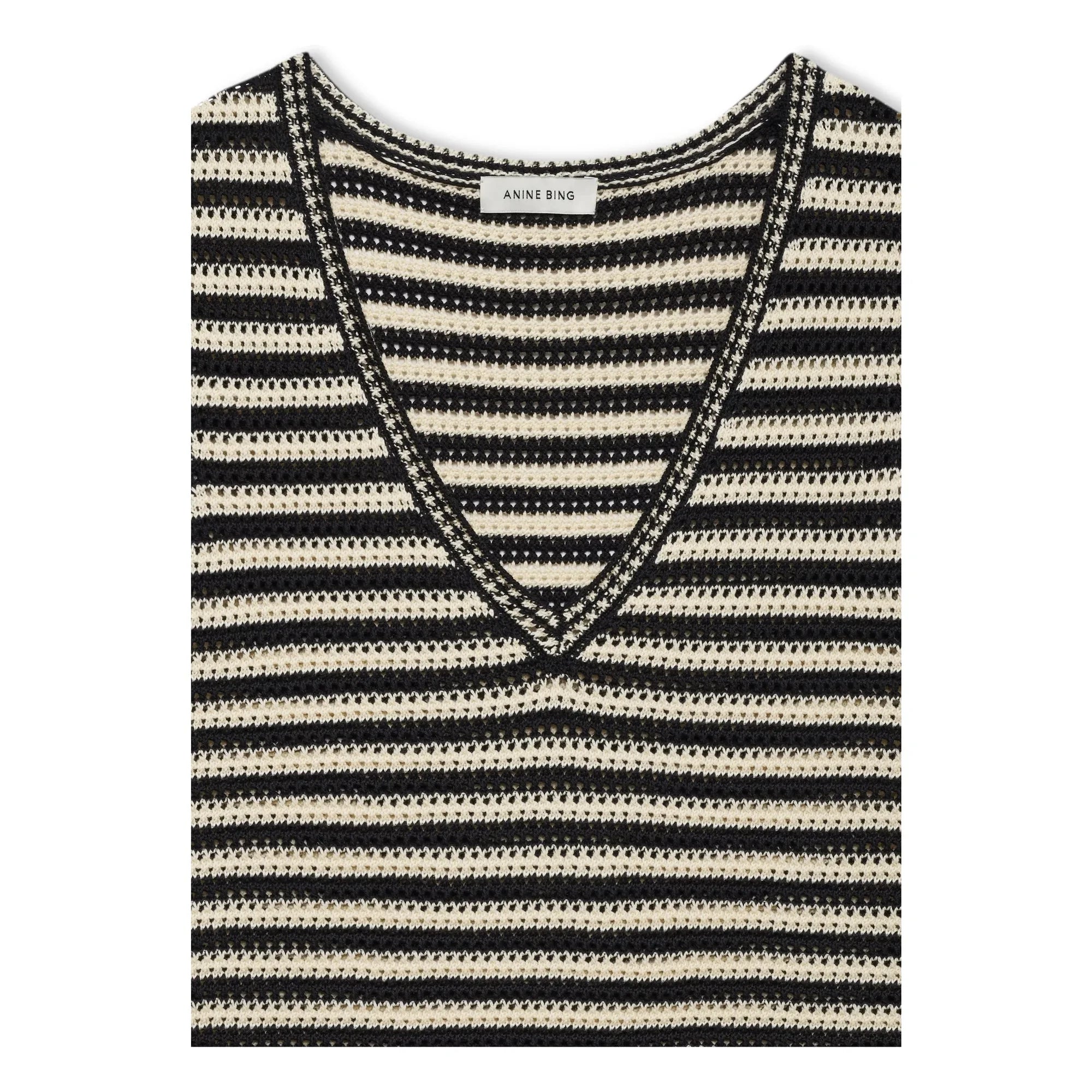 Anine Bing - Camiseta de tirantes a rayas Lowen | Negro