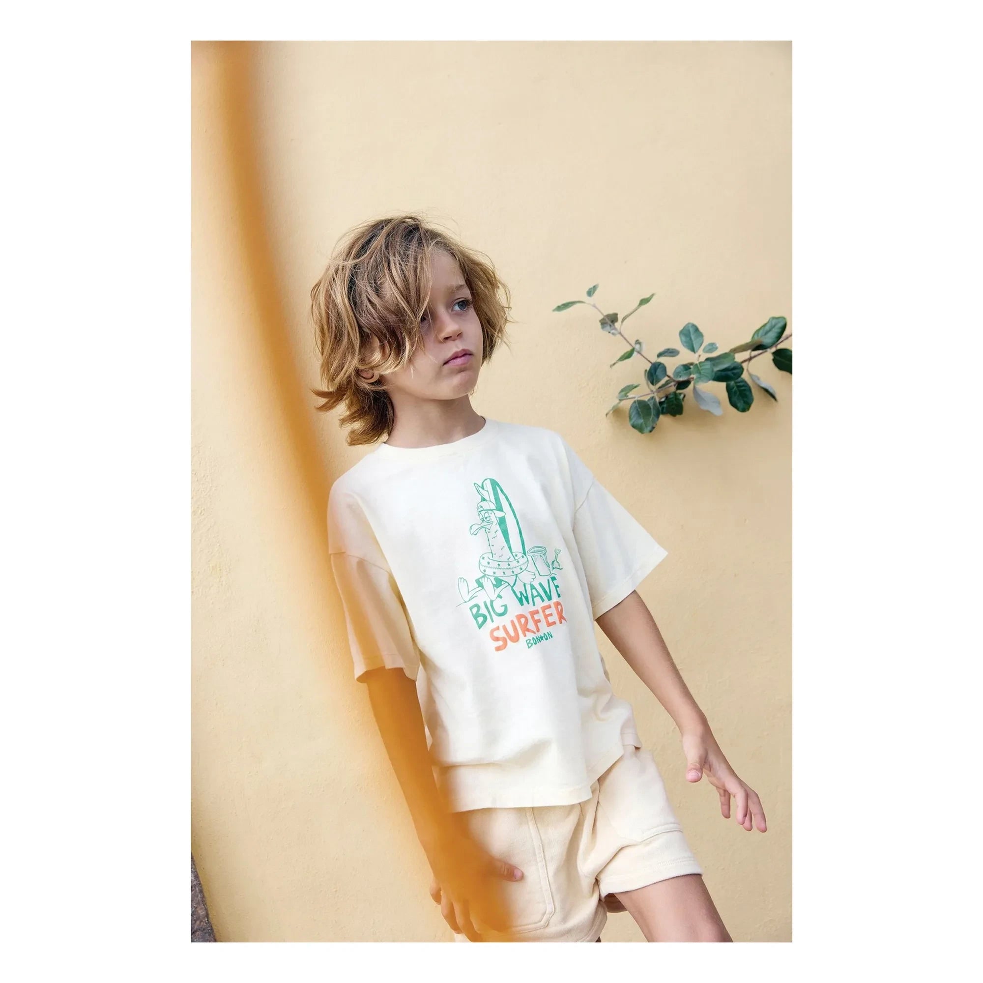 Bonton - Camiseta Livo Big Wave | Vainilla