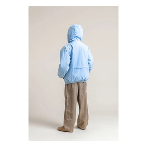 Flotte - Bastille Cortavientos Impermeable de Fibra Reciclada | Azul Claro