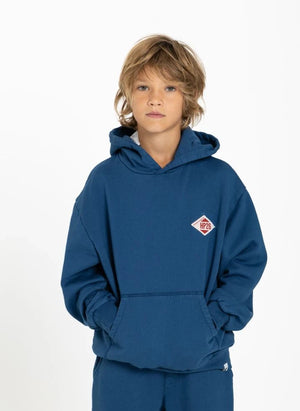 Hundred Pieces - Pat Freedom Sudadera Orgánica de Algodón | Gris azul