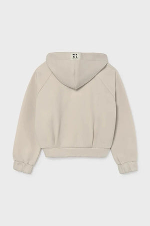Sudadera Mayoral con cremallera, capucha y algodón para niños