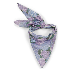 Studio Bohème - Pañuelo de algodón orgánico Linon Flowers | Lila