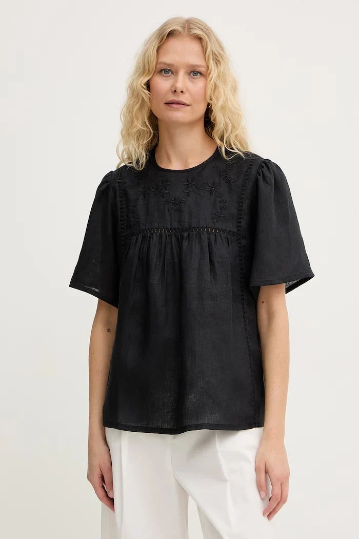 Blusa de lino BACINO Weekend Max Mara para mujer