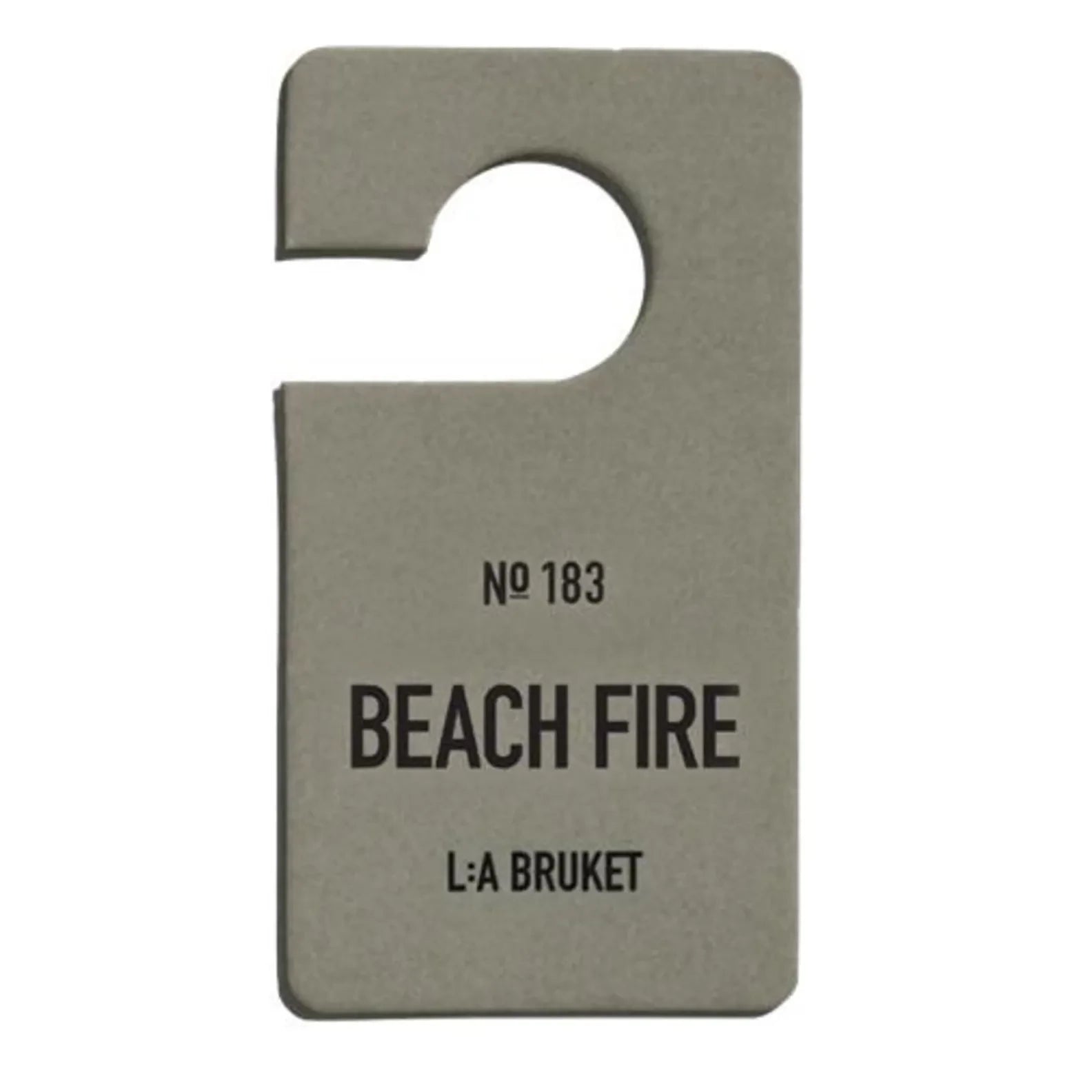 L:A BRUKET - Etiqueta de perfume Sandel Fire