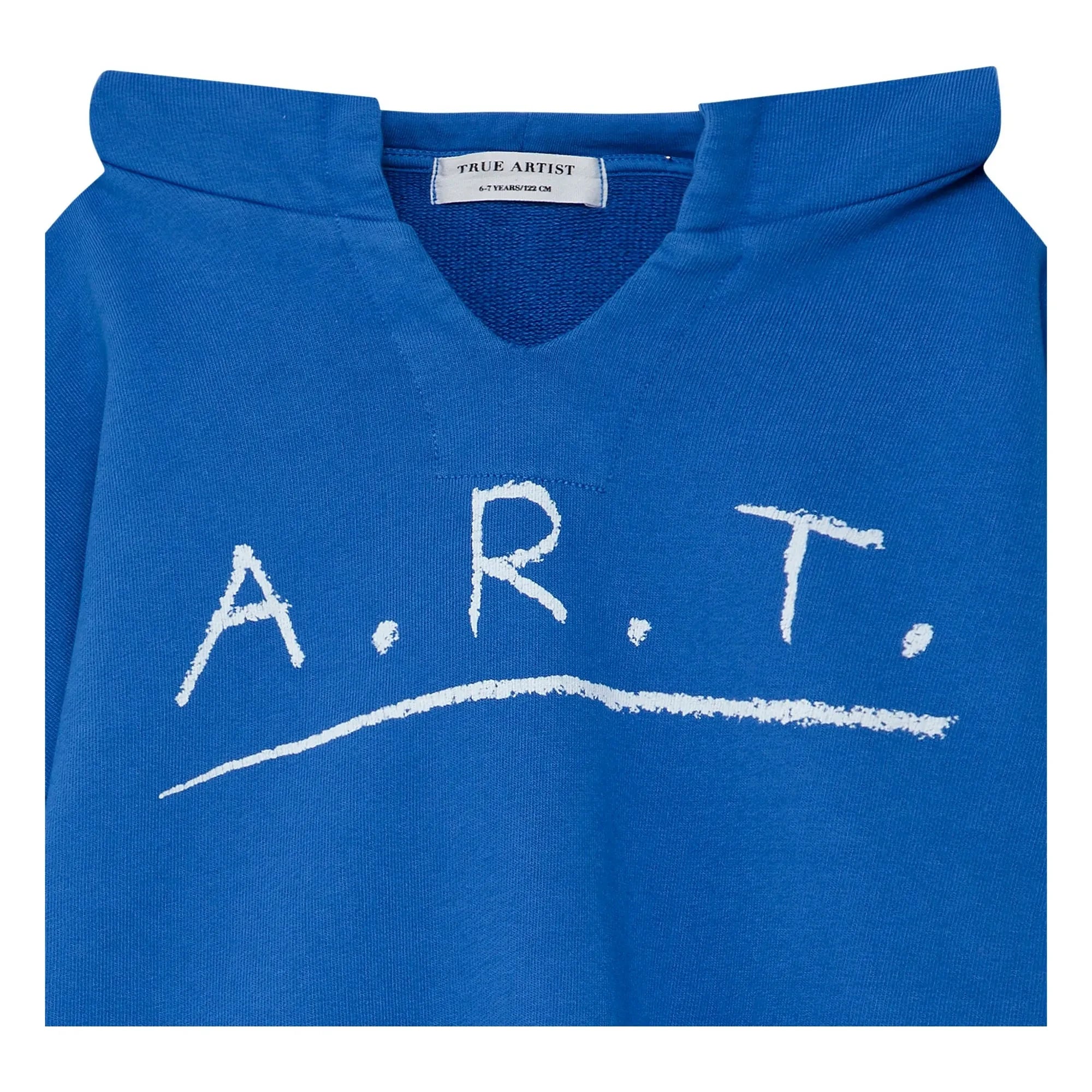 True Artist - Sudadera con capucha N°9 Algodón orgánico | Azul royal