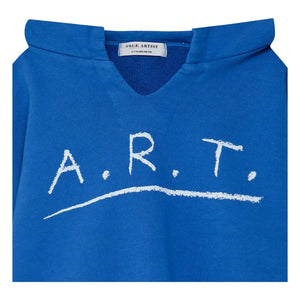 True Artist - Sudadera con capucha N°9 Algodón orgánico | Azul royal