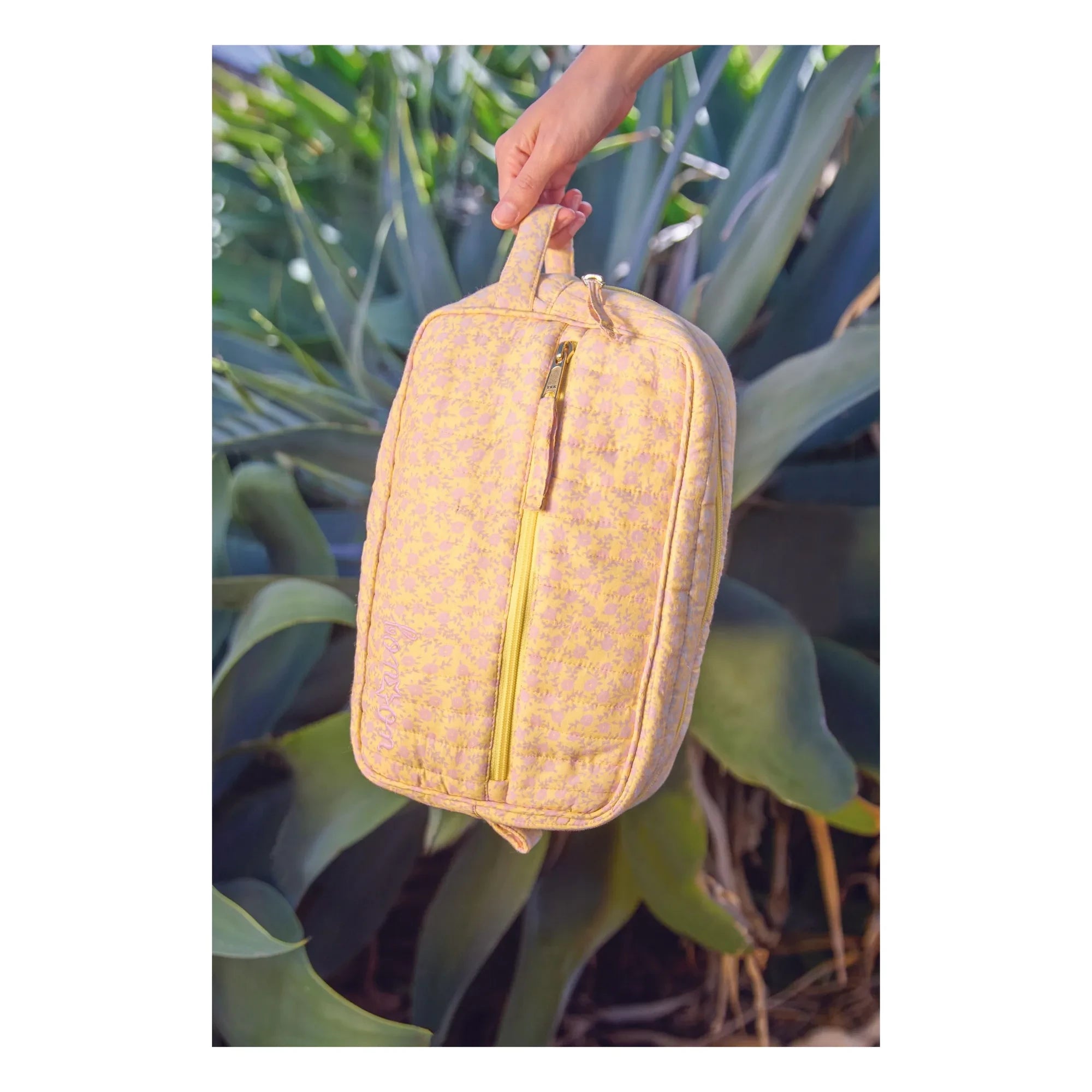 Bonton - Neceser estampado | Amarillo