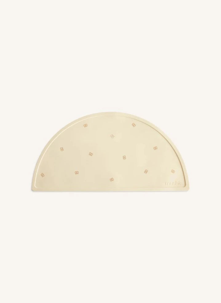 Mushie - Mantel de silicona para bebés | Beige