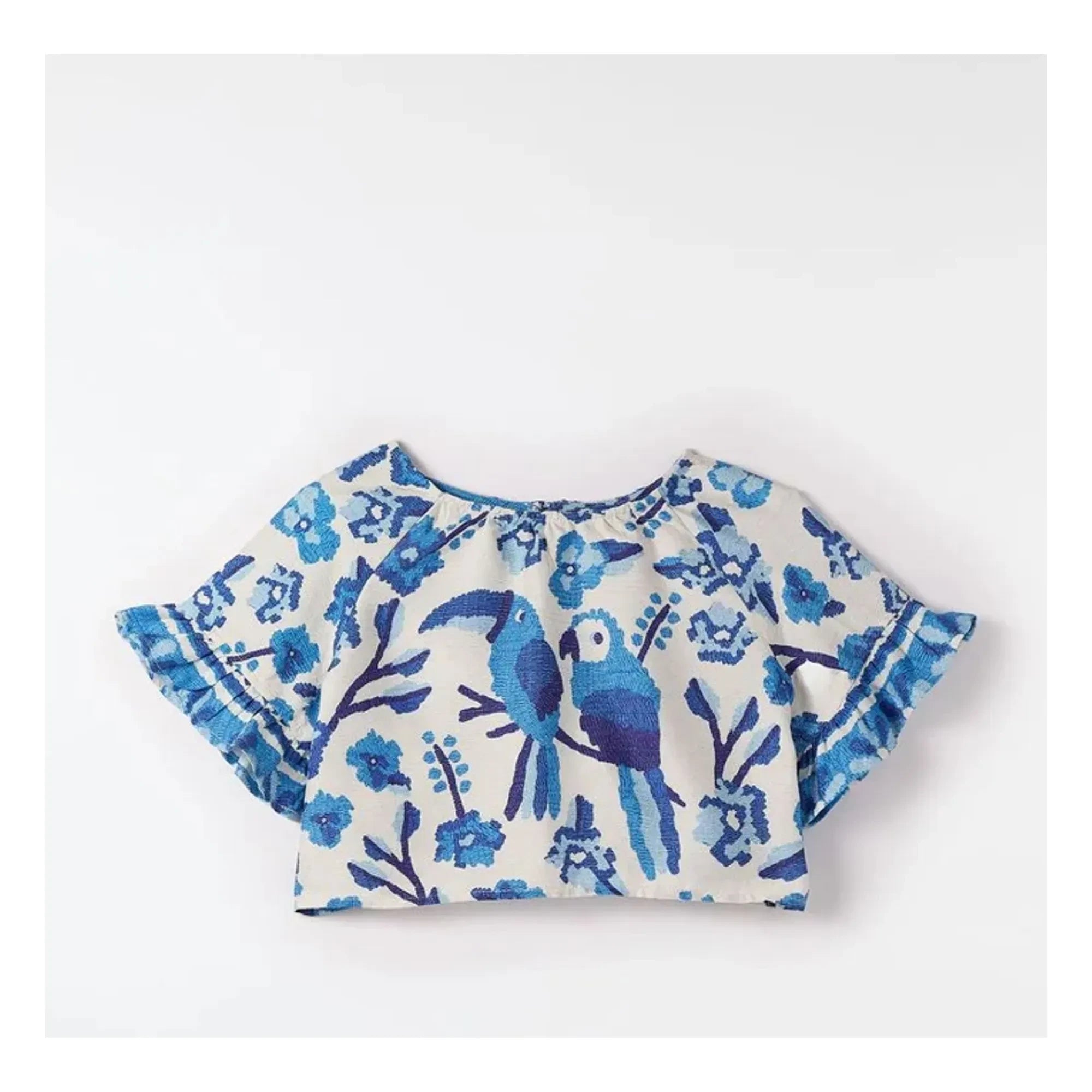 Fabula - Blusa Jardin de Fleurs | Azul