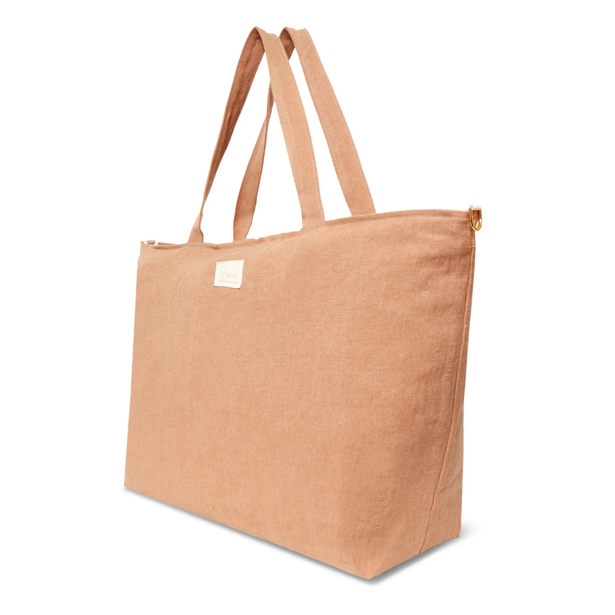 Adorna - Bolso de Noche de Lino | Terracota