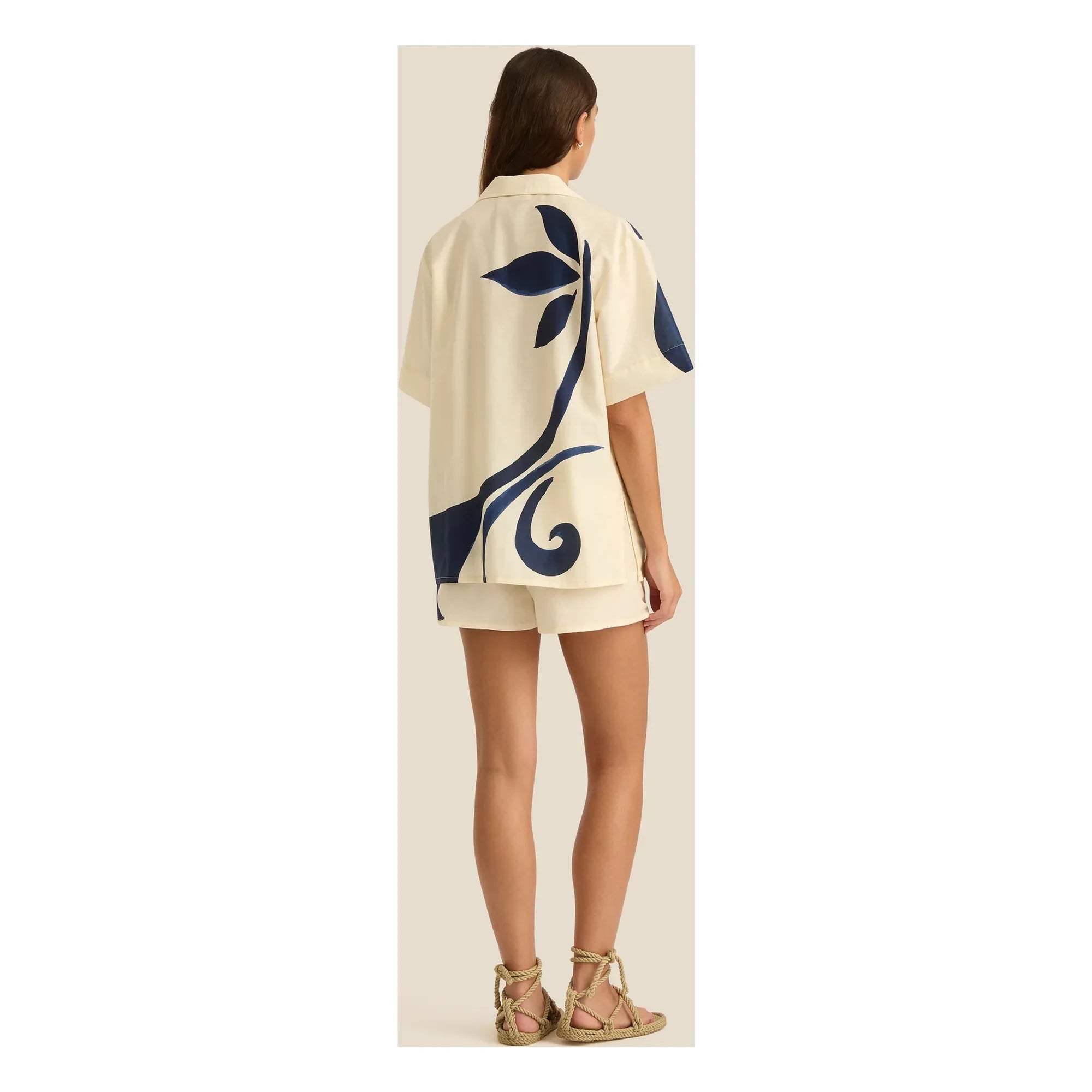 Soleil Soleil - Camisa de seda Margot | Crudo