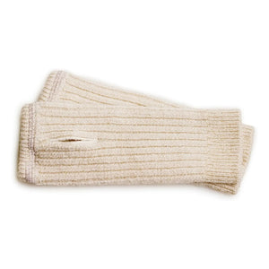 Collégien - Guantes de lana merino Marie-Madeleine | Blanco roto