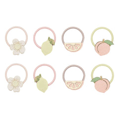 Mimi & Lula - Set de 8 Mini Horquillas Melocotón | Amarillo