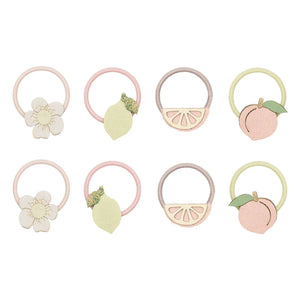 Mimi & Lula - Set de 8 Mini Horquillas Melocotón | Amarillo