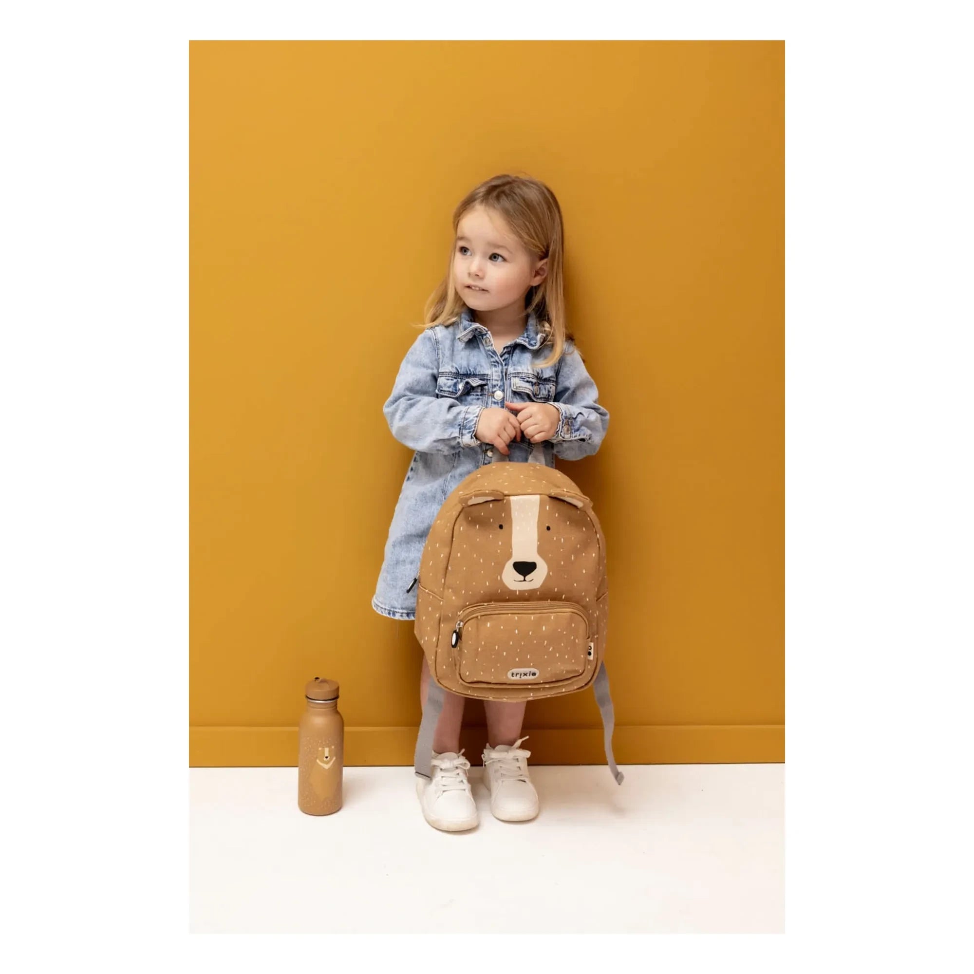 Trixie - Botella de agua Mr. Bear 500 ml | Caramelo
