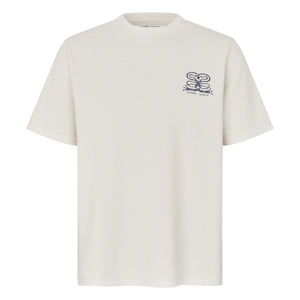 Samsoe Samsoe - Camiseta de algodón Safellow | Crema