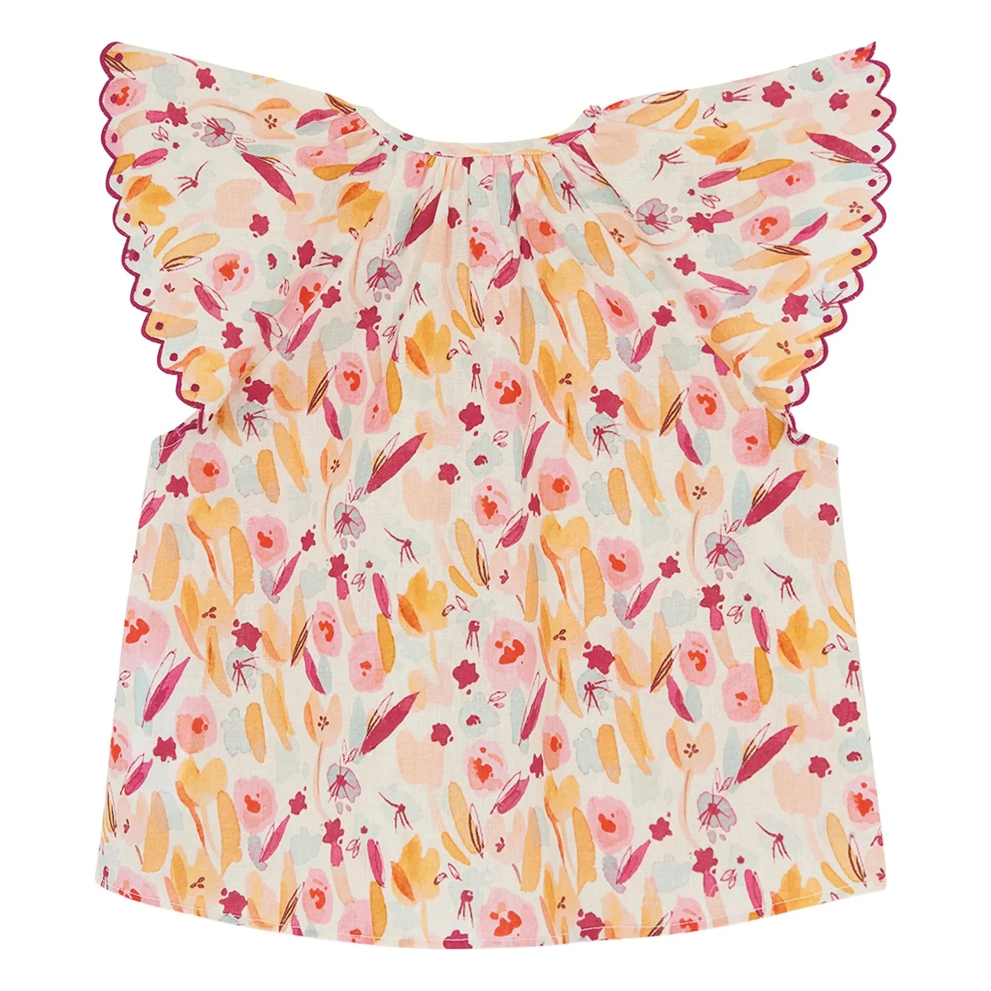 Bonton - Blusa Nuage Fleurie | Crudo