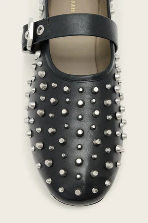 Bailarinas de piel con tachuelas Sabine de AllSaints