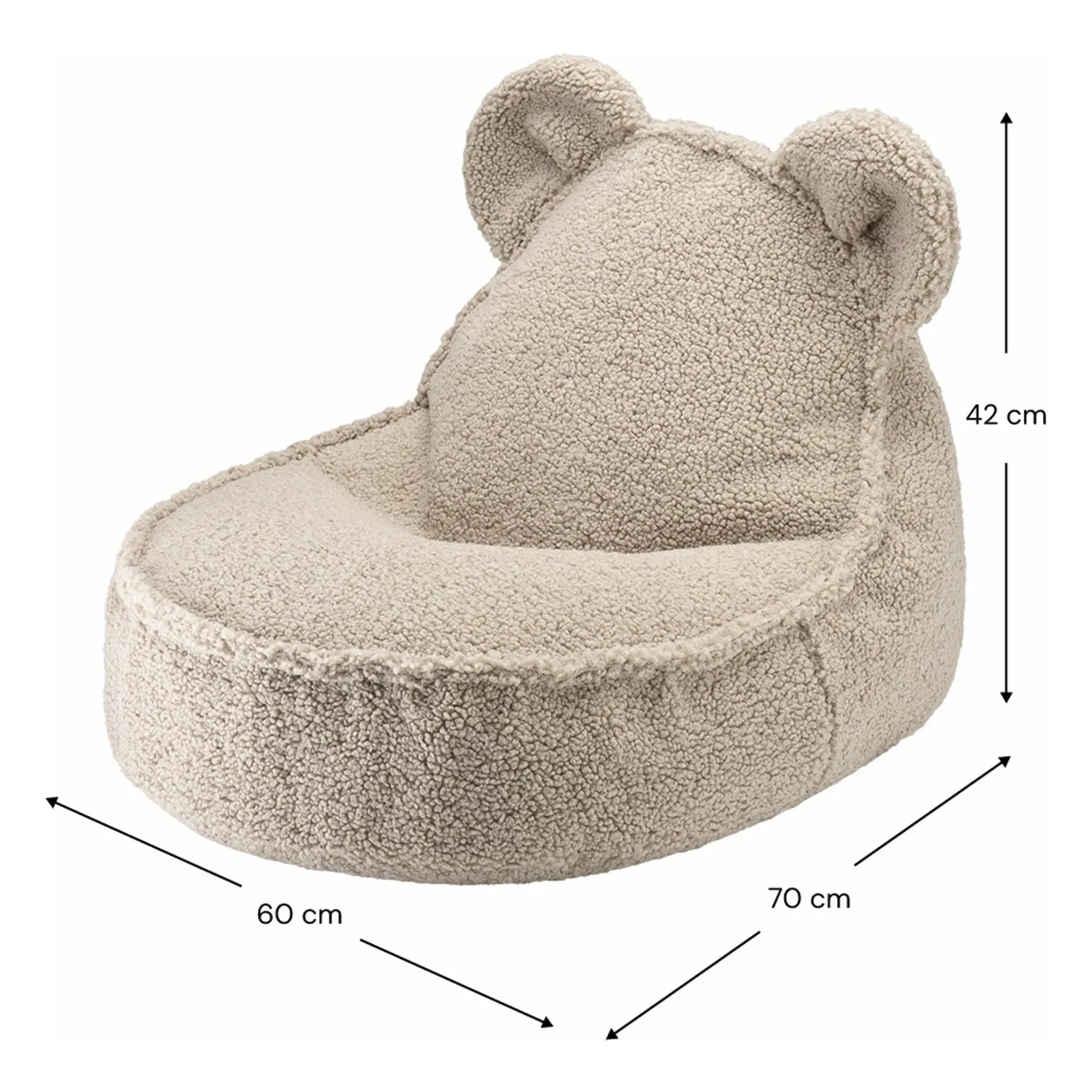 Wigiwama - Sillón Oso de Peluche | Beige