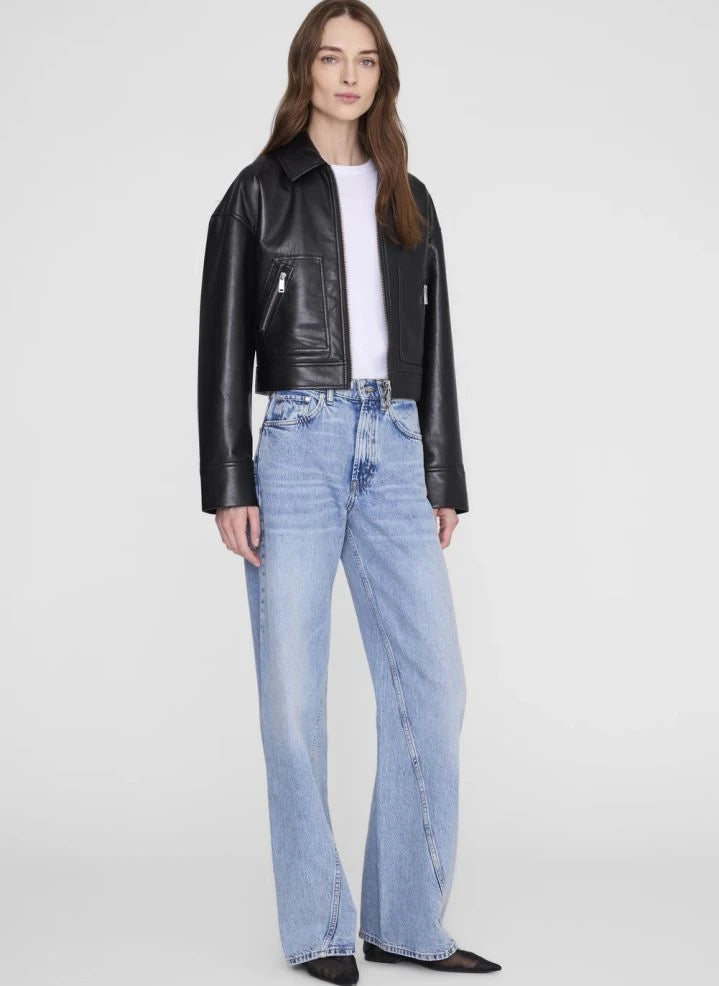 Anine Bing - Chaqueta de Cuero Assan | Negro