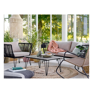 Bloomingville - Mundo Lounge al aire libre | Negro