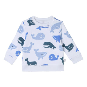 Stella McCartney Kids - Sudadera Ballenas | Blanco