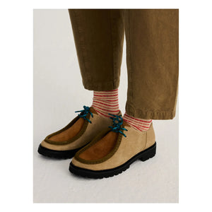 Bobo Choses - Zapatos de cuero Wallabees con bloques de color | Beige