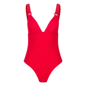 Anja Paris - Traje de baño de una pieza L'Unique | Rojo