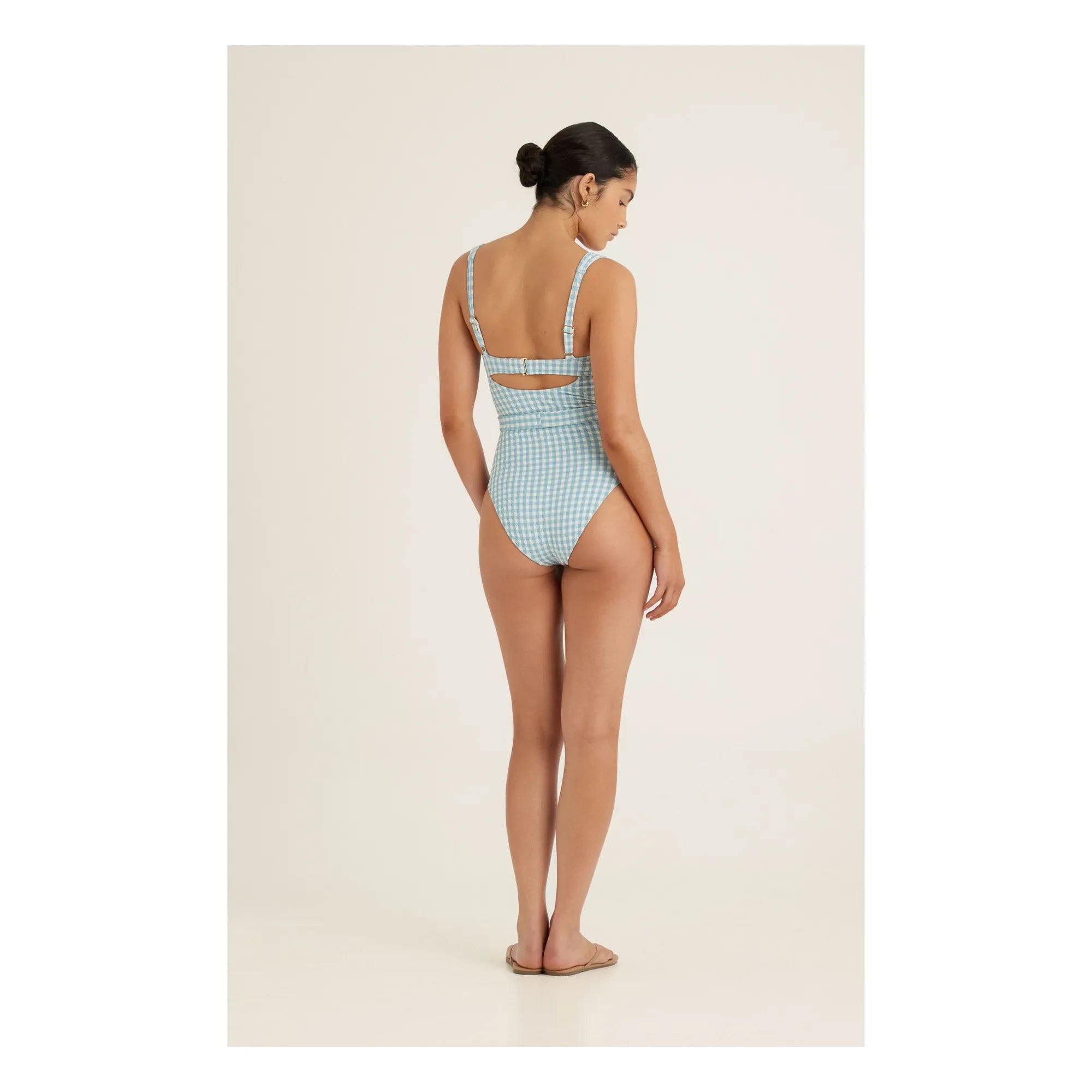 Peony - Bañador de una pieza Vichy Forever | Azul