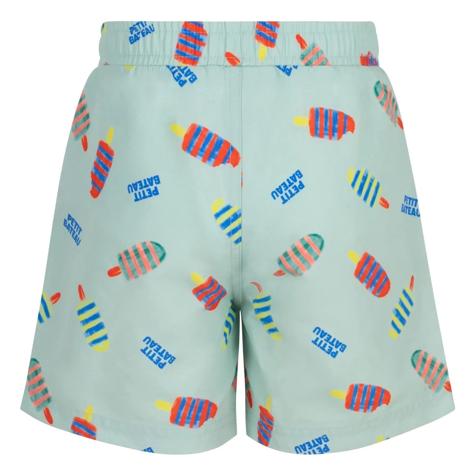 Petit Bateau - Pantalón corto de baño Glaces de fibra reciclada | Turquesa