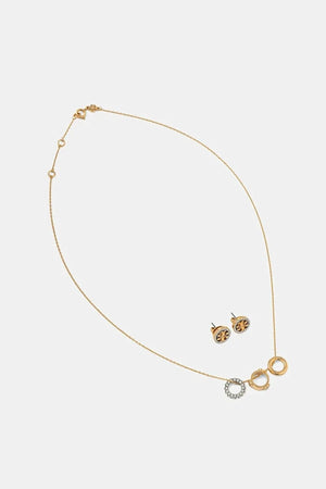 Collar y pendientes pavé Miller de Tory Burch (2 piezas)