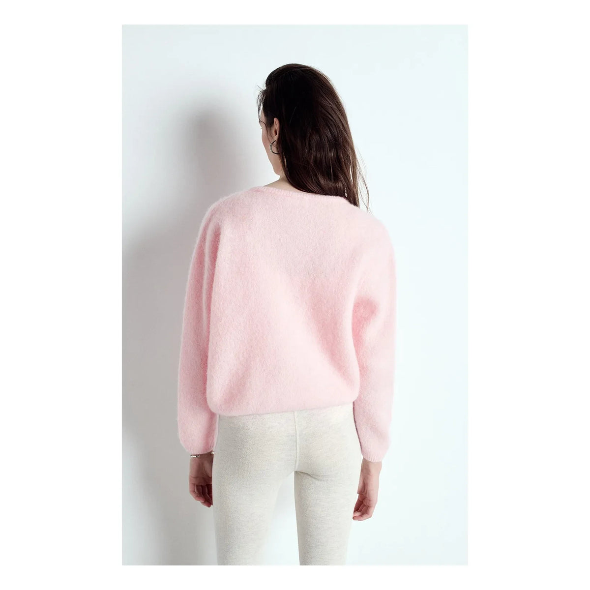 American Vintage - Cárdigan de Alpaca Vitow | Rosa chicle
