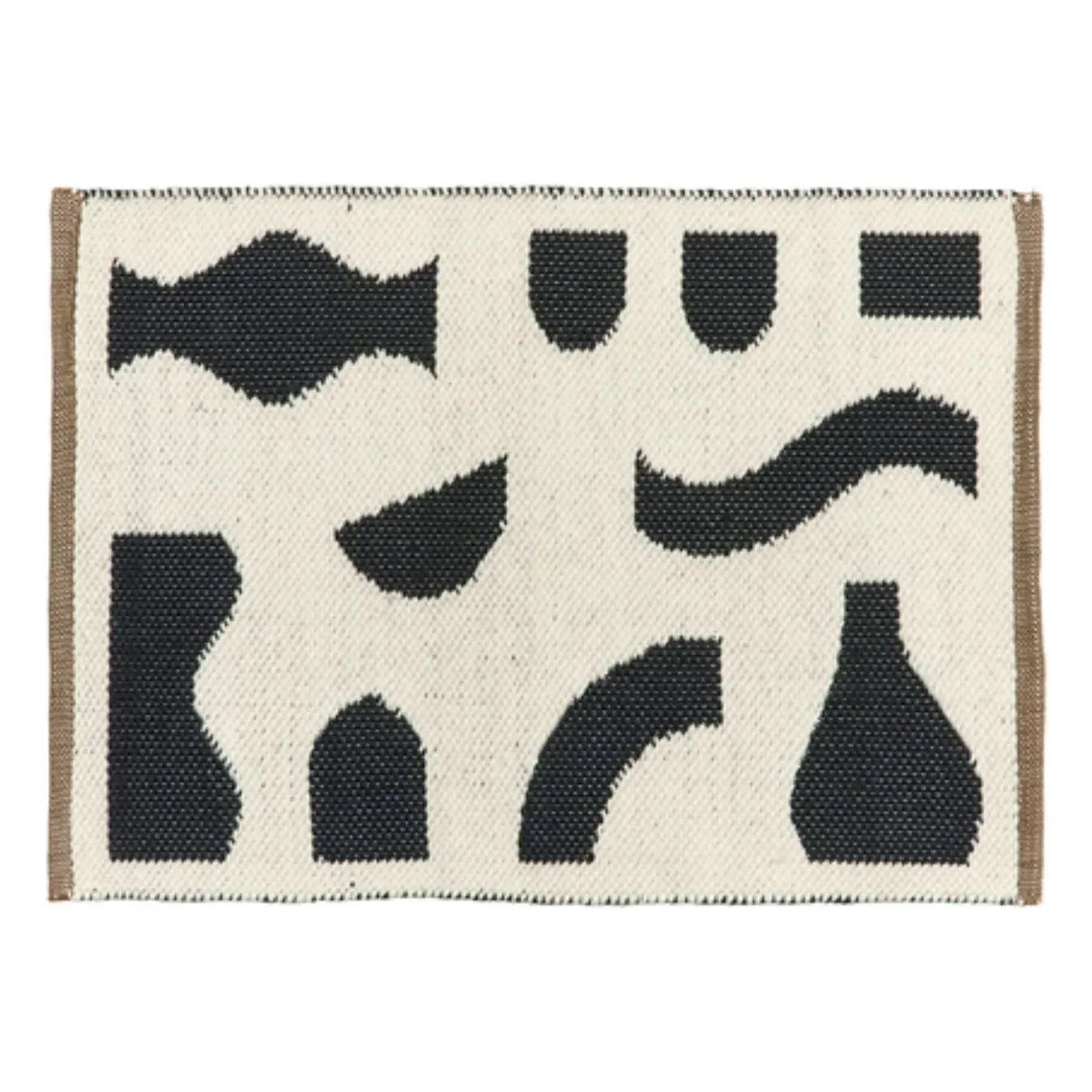Broste Copenhagen - Felpudo Ceres PET | Negro