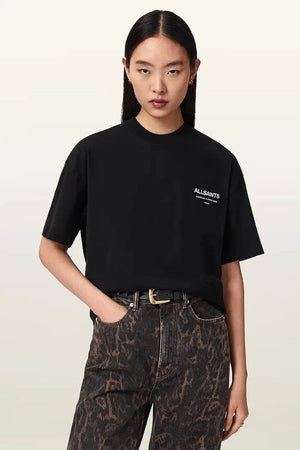 AllSaints DREAMER Camiseta de Algodón para Mujer