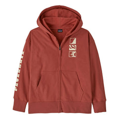 Patagonia - Sudadera de algodón orgánico con cremallera completa | Terracota