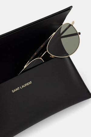 Gafas de sol de aviador Saint Laurent para hombre
