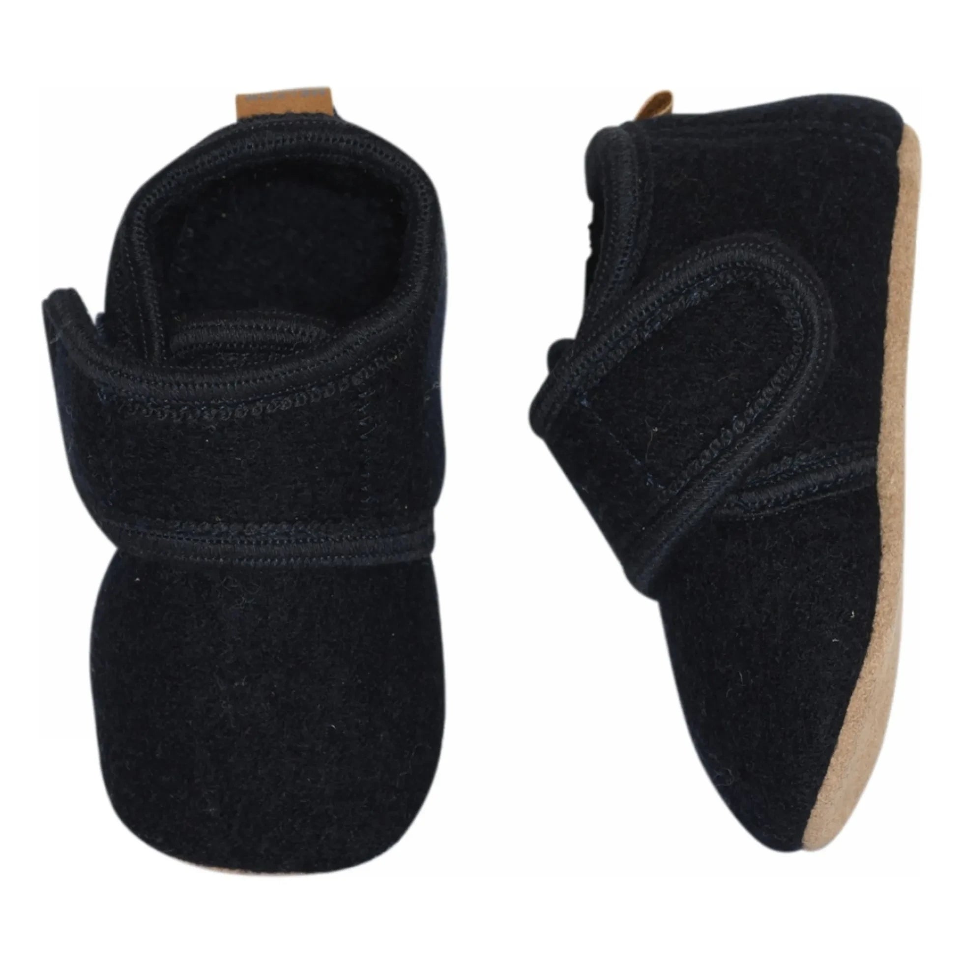 Melton - Pantuflas Clásicas de Lana | Azul marino