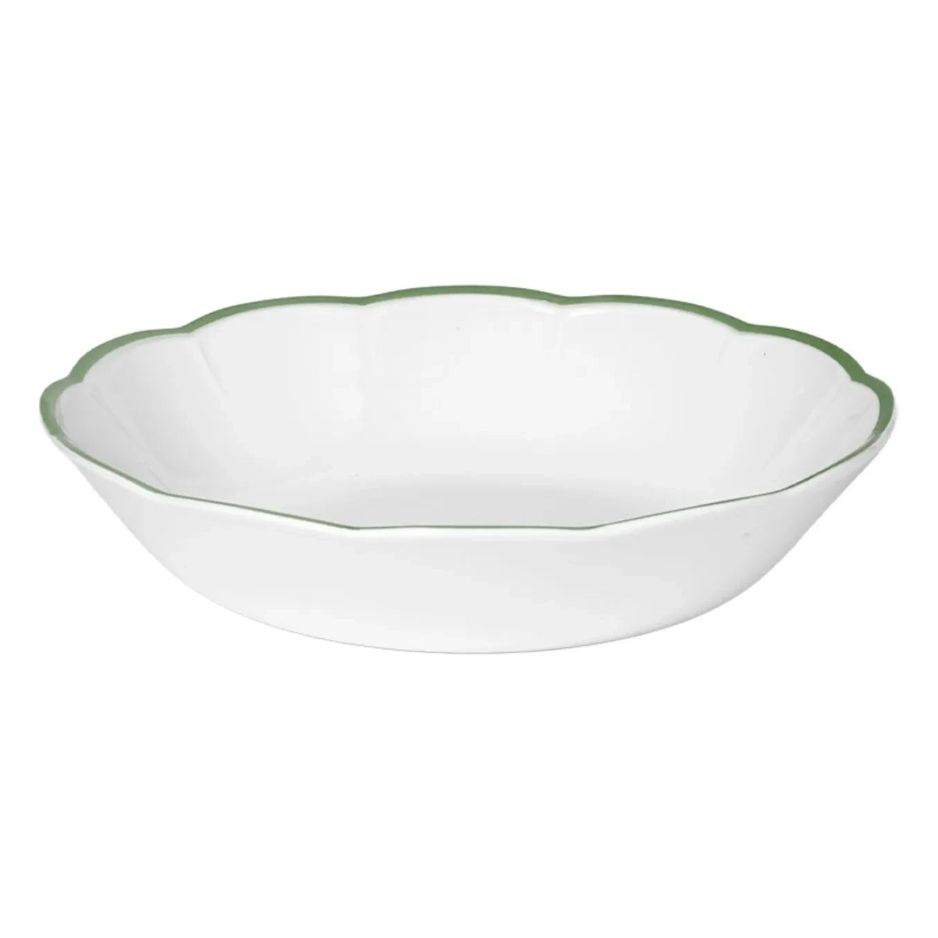 Bitossi - Plato hondo Bordo Verde | Verde
