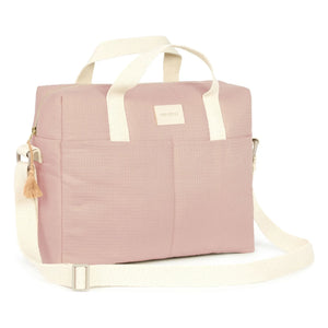 Nobodinoz - Bolso de maternidad impermeable Gala Opera | Rosa Claro