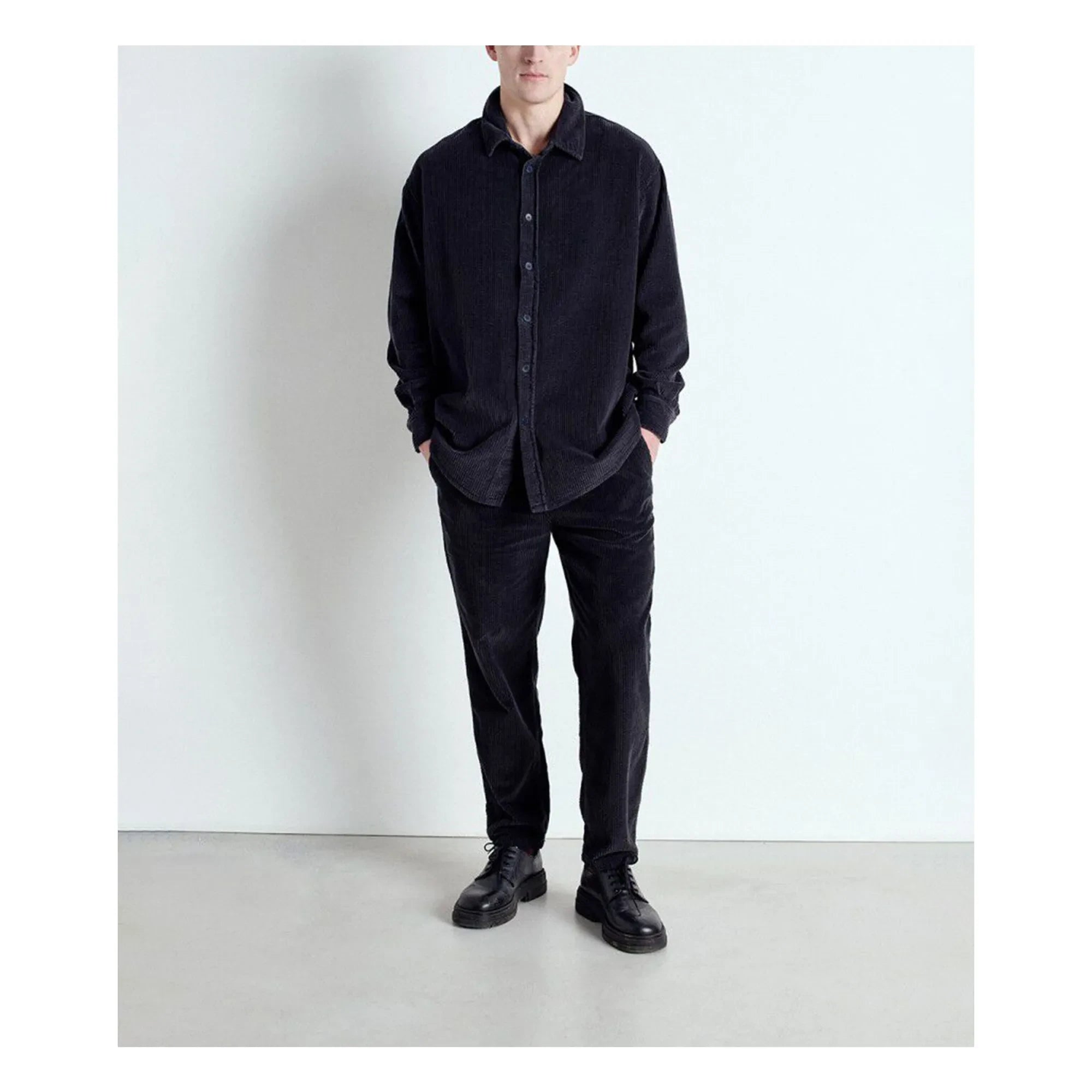 American Vintage - Camisa de terciopelo Padow | Carbon