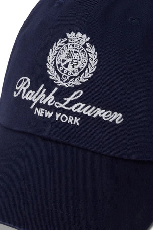 Gorra Ralph Lauren de algodón con visera