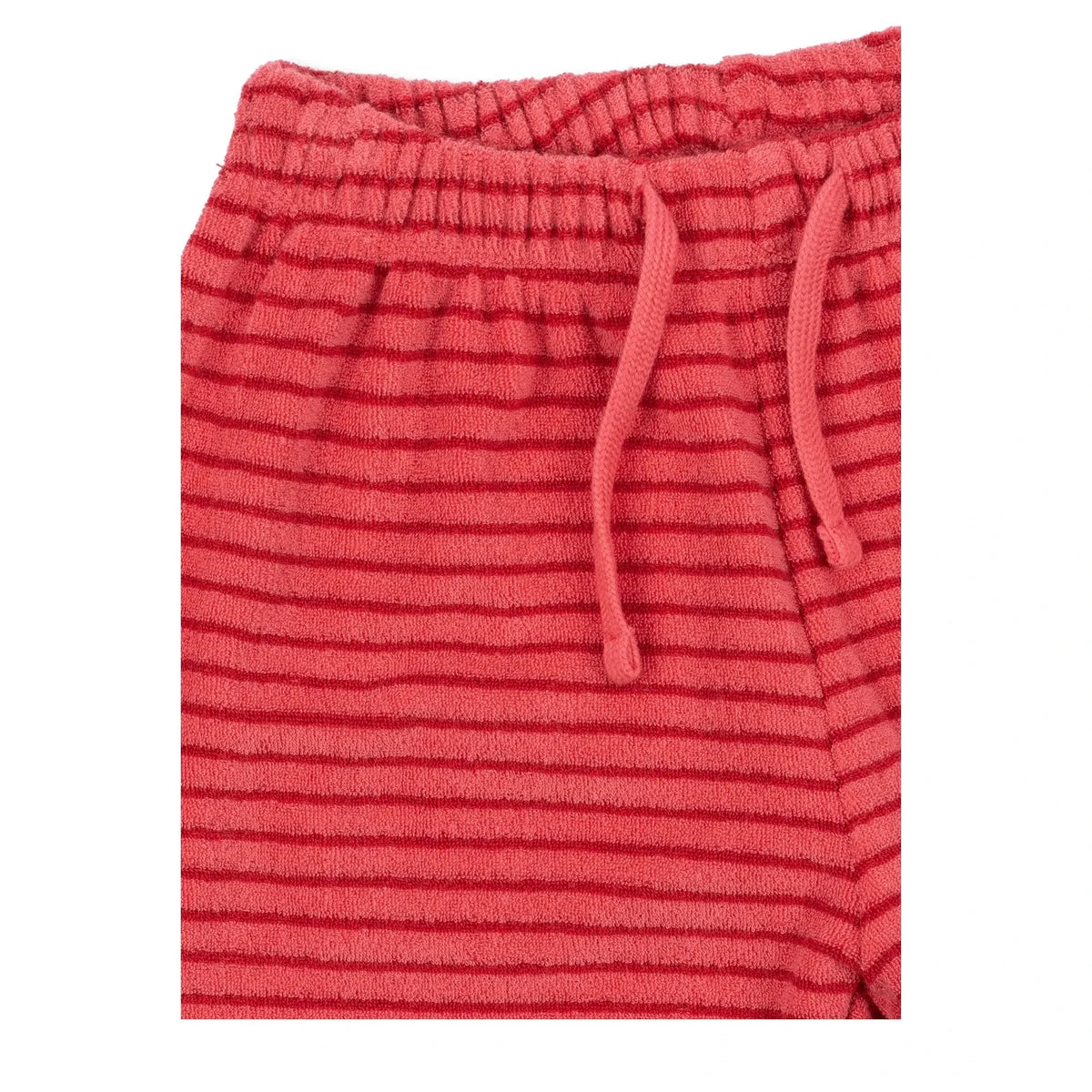Konges Sløjd - Jogger de algodón orgánico a rayas Itty | Rosa