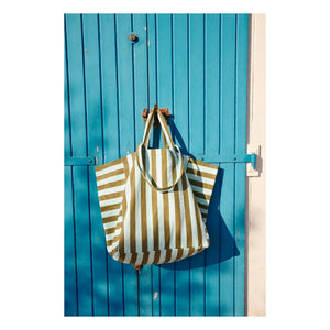Rose in April - Bolso tote a rayas Elisa | Oliva