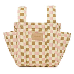 Nobodinoz - Bolso organizador para cochecito Hyde Park Mosaic | Rosa