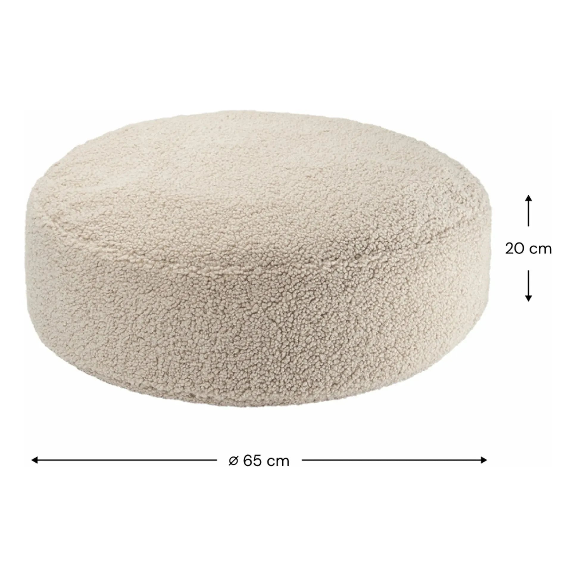 Wigiwama - Puf Teddy | Beige